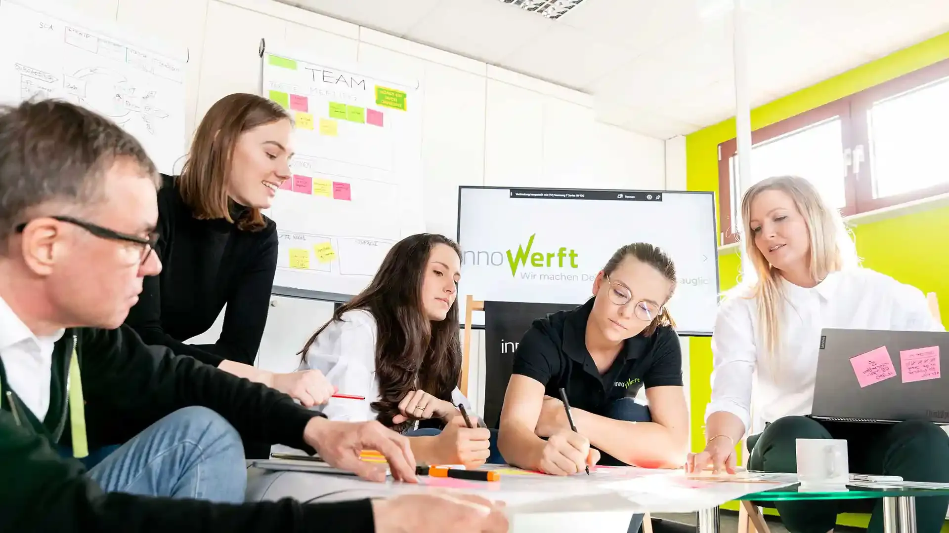 Portfolio von Mischler Webdesign mit innoWerft als Kunde im Bereich Beratung & Finanzen.
