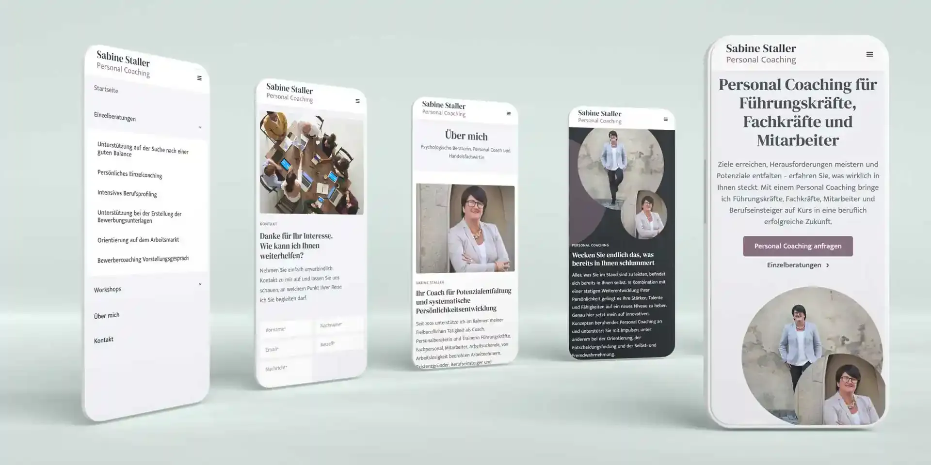 Mischler Webdesign Mannheim Designagentur Portfolio Custom Webdesign Personalcoaching responsive
