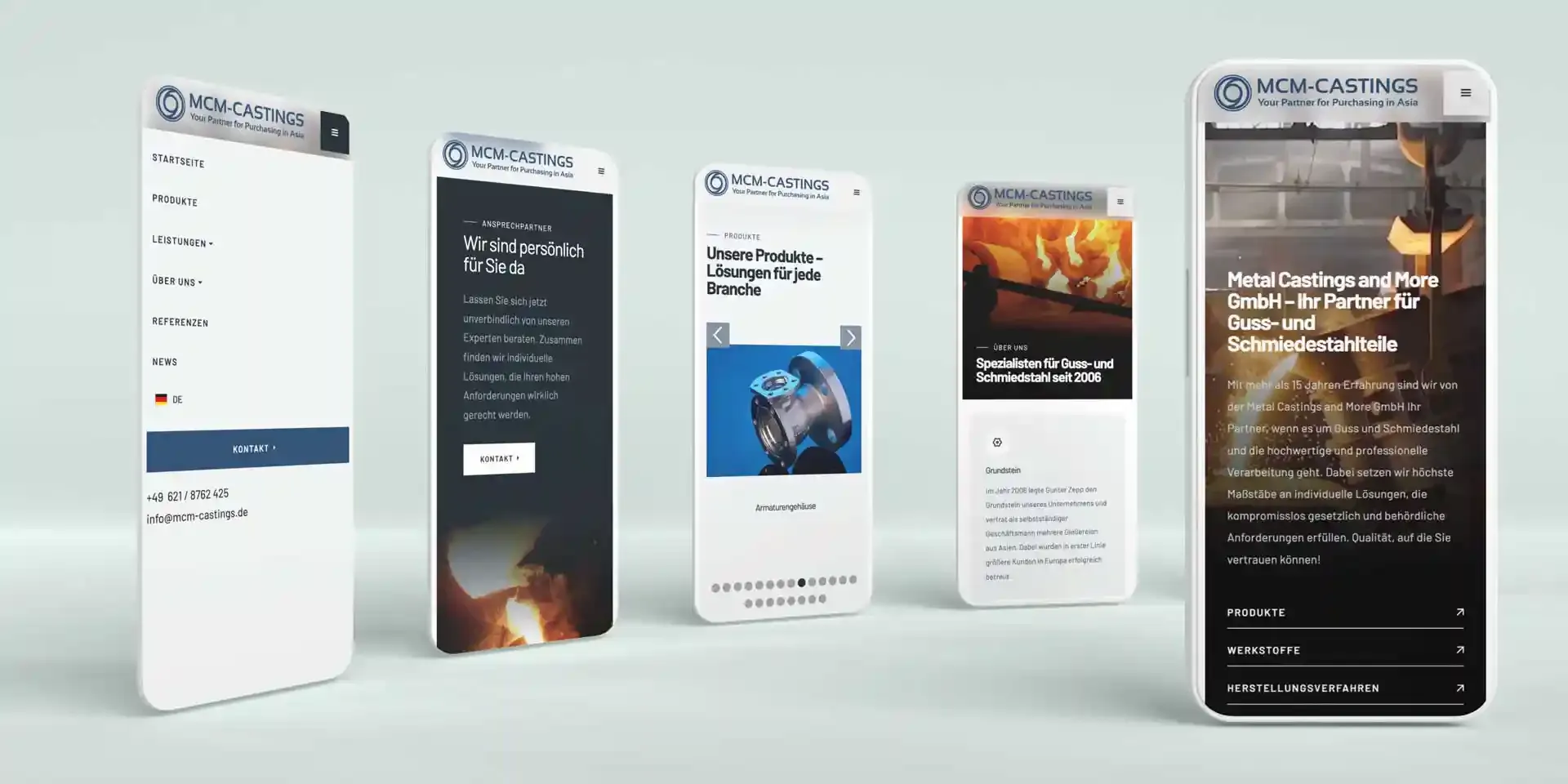 Mischler Webdesign Mannheim Designagentur Portfolio Custom Webdesign MCM Website Responsive