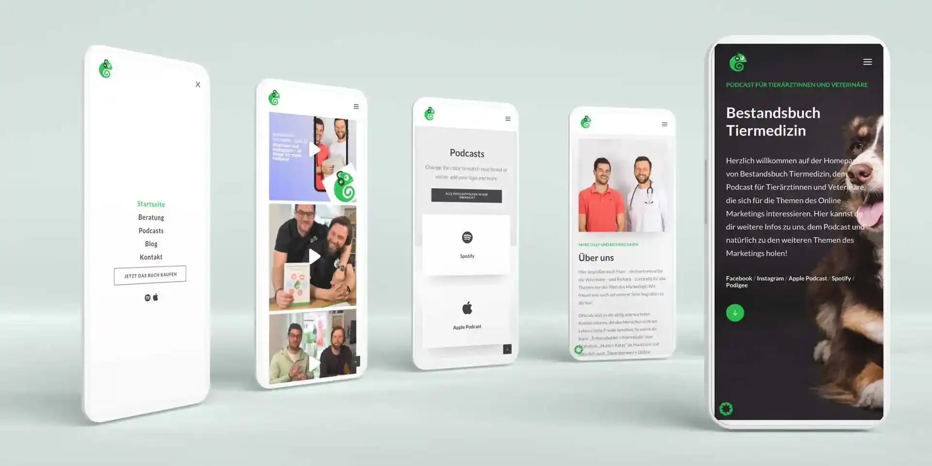 Mischler Webdesign Mannheim Designagentur Portfolio Custom Webdesign Bestandsbuch Tiermedizin Website Mockup Responsive