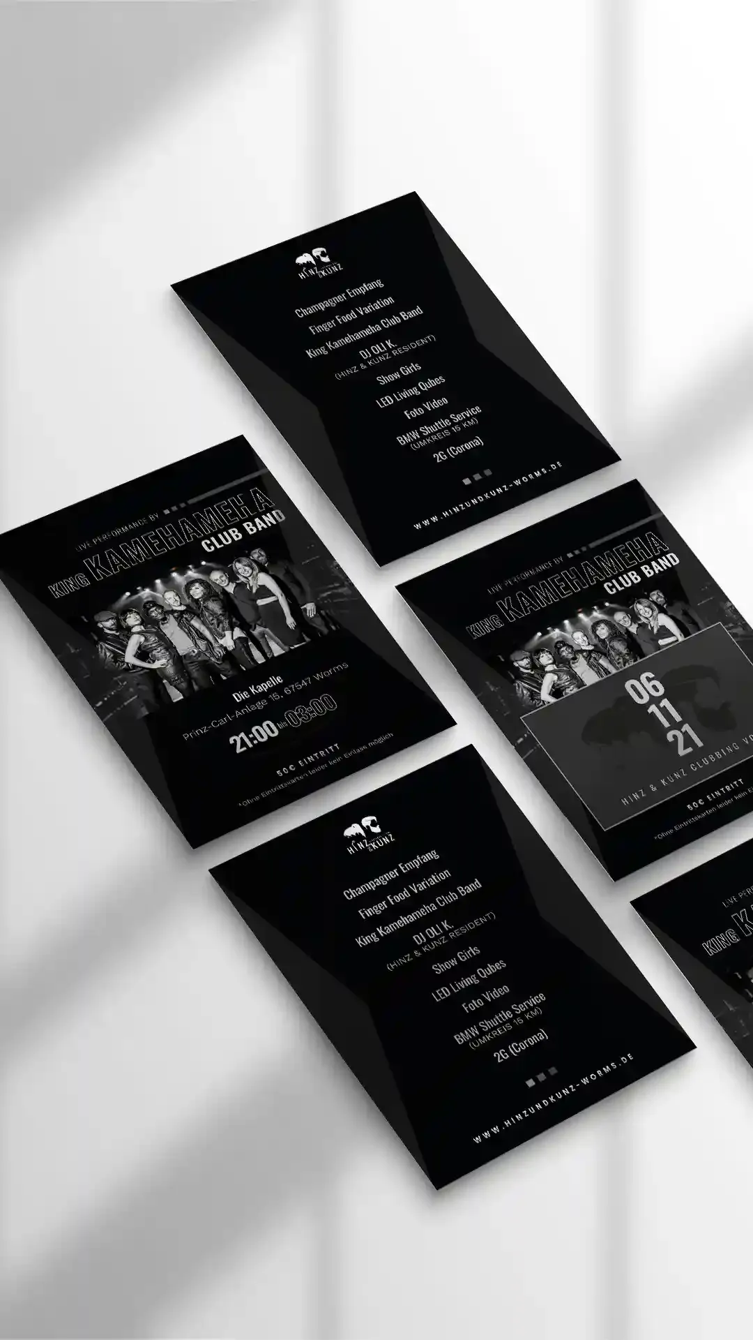 Mischler Webdesign Mannheim Designagentur Portfolio Grafikdesign Hinz und Kunz Worms Flyer Mockup