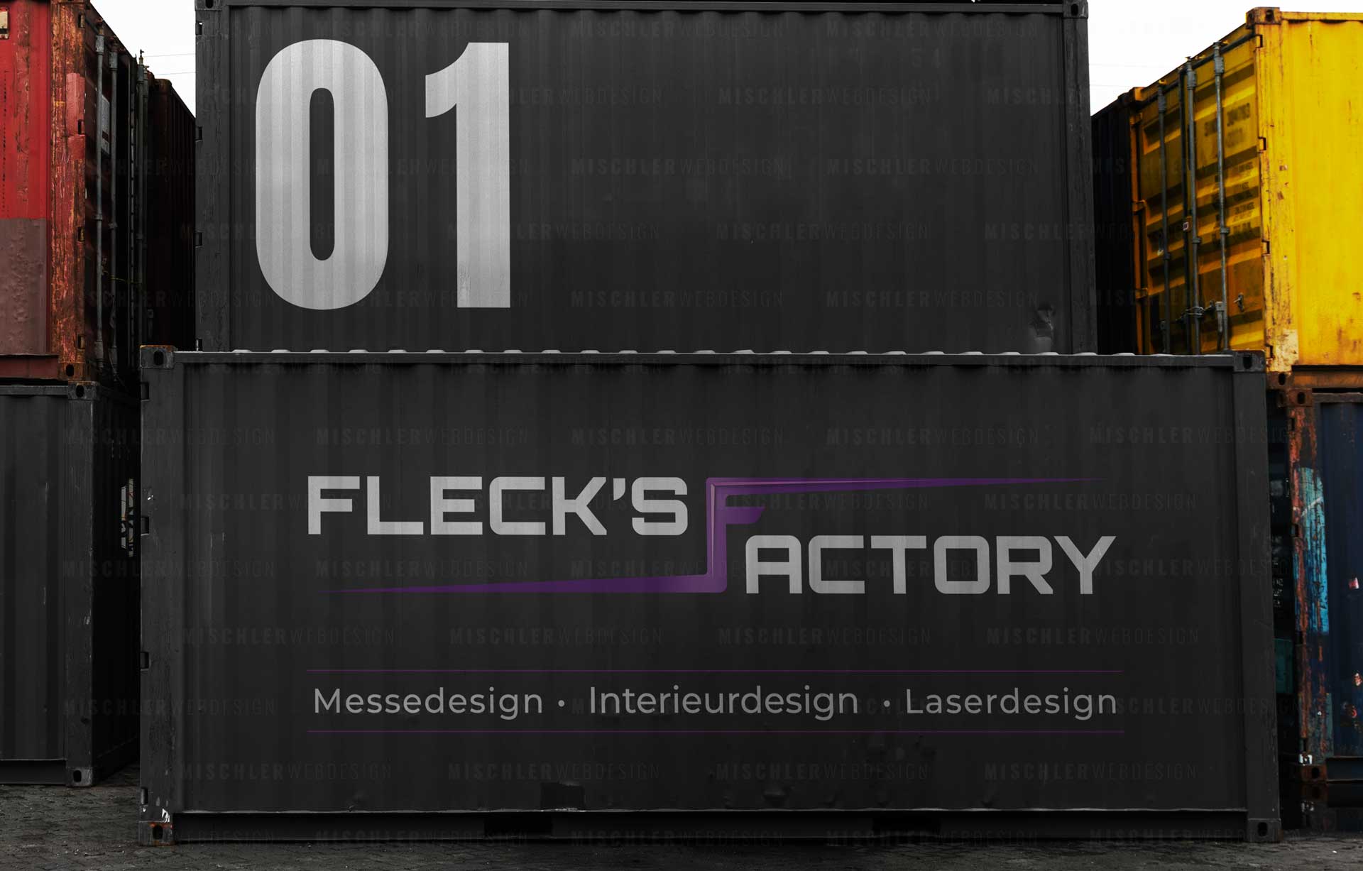 Mischler Webdesign bietet das beste Logodesign. Hier ein Beispiel von Flecks Factory