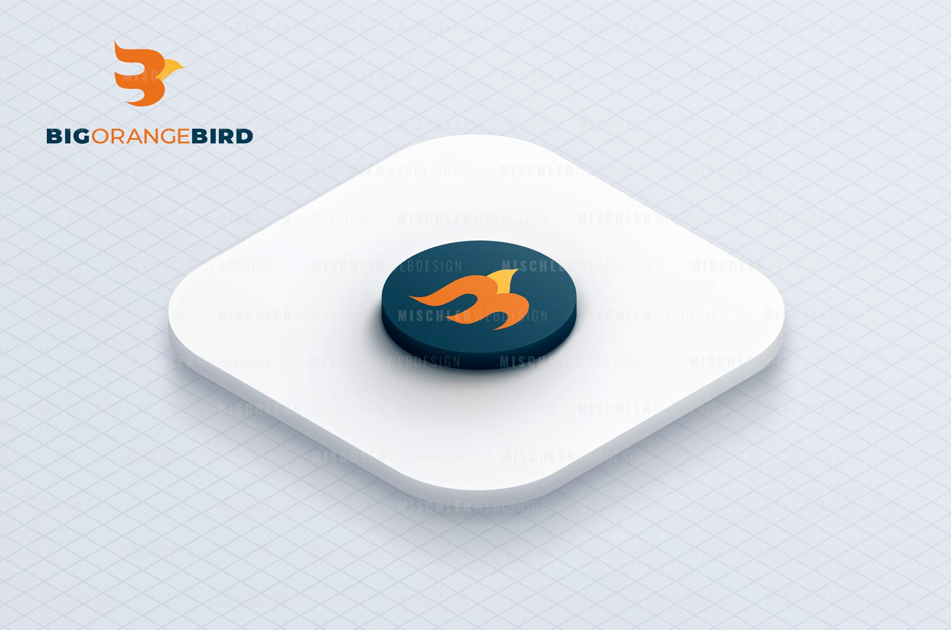Mischler Webdesign bietet das beste Logodesign. Hier ein Beispiel von Big Orange Bird
